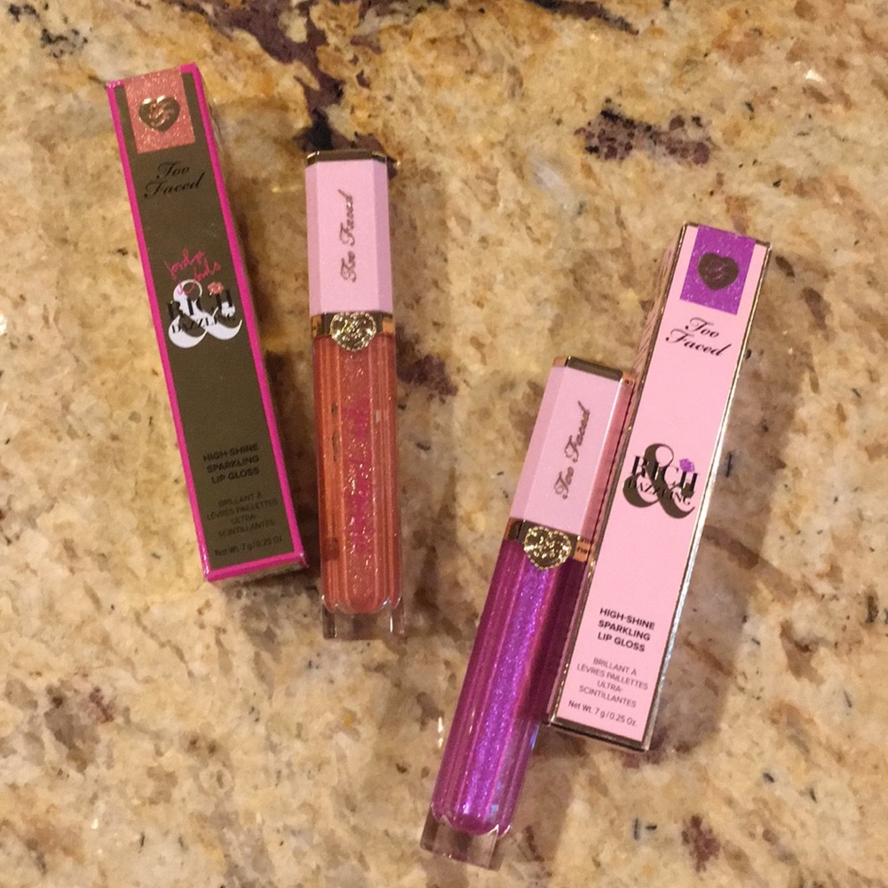COPY - Too Faced Rich Dazzling lip gloss bundle